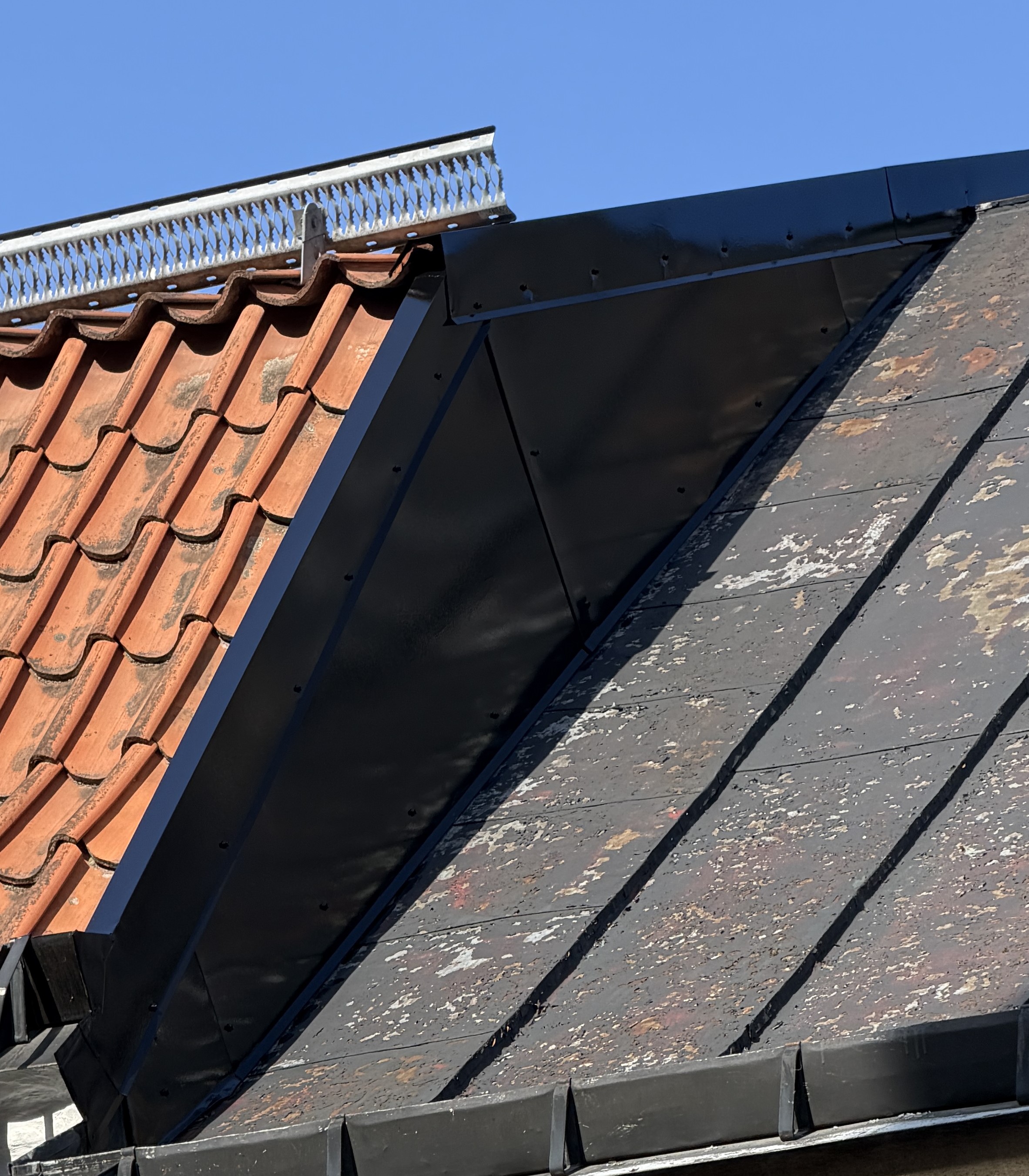 Tagdetalje under professionel behandling